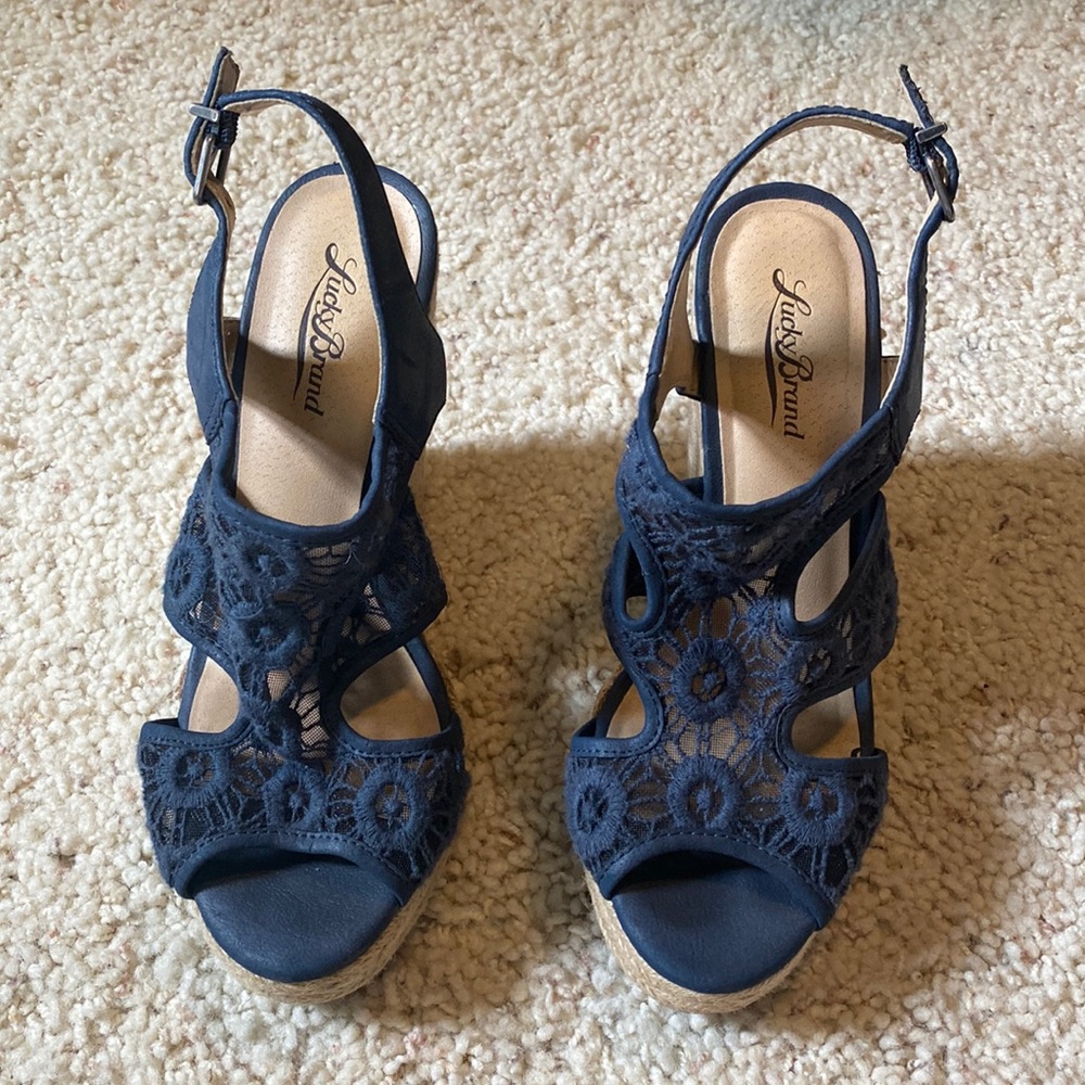 LUCKY BRAND WEDGES!!!